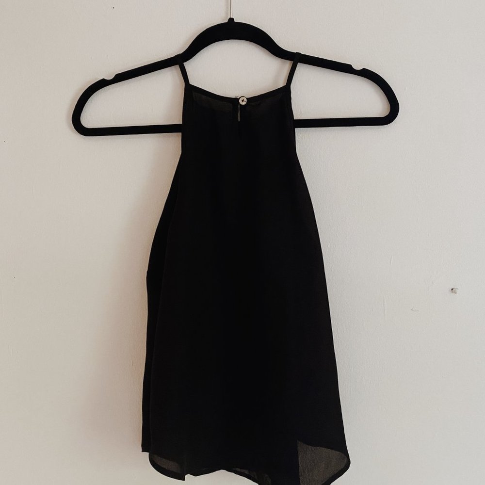 Amercrombie & Fitch Sheer High-Neck Tank - Picture 2 of 4
